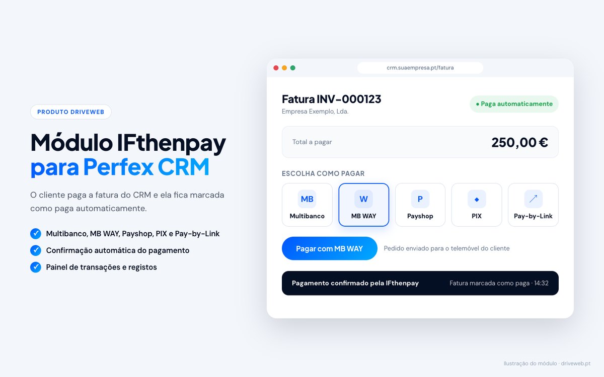 Módulo IFthenpay · Perfex CRM – Produto DriveWeb · Pagamentos